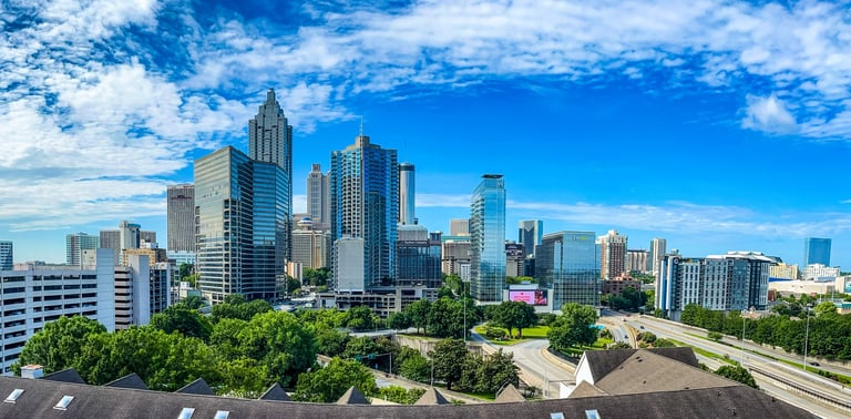 Huntsville Alabama downtown city skyline