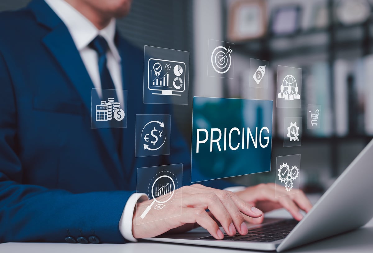 Small retail business website development with pricing analysis